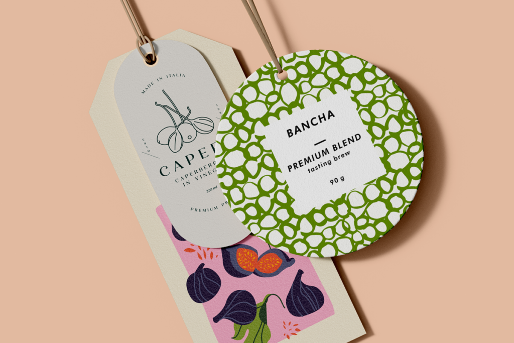 Specialty packaging tags